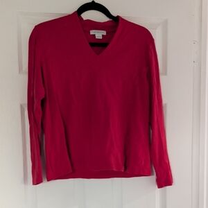 Liz Claiborne Red L Shirt Long Sleeves